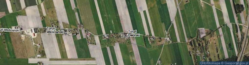 Zdjęcie satelitarne Toruń Dworski ul.